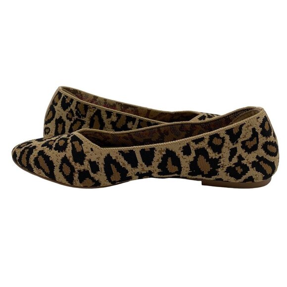 Skechers Animal Print Washable Knit Slip-On Cleo Claw-Some Natural Women Sz 8.5 - Picture 6 of 11